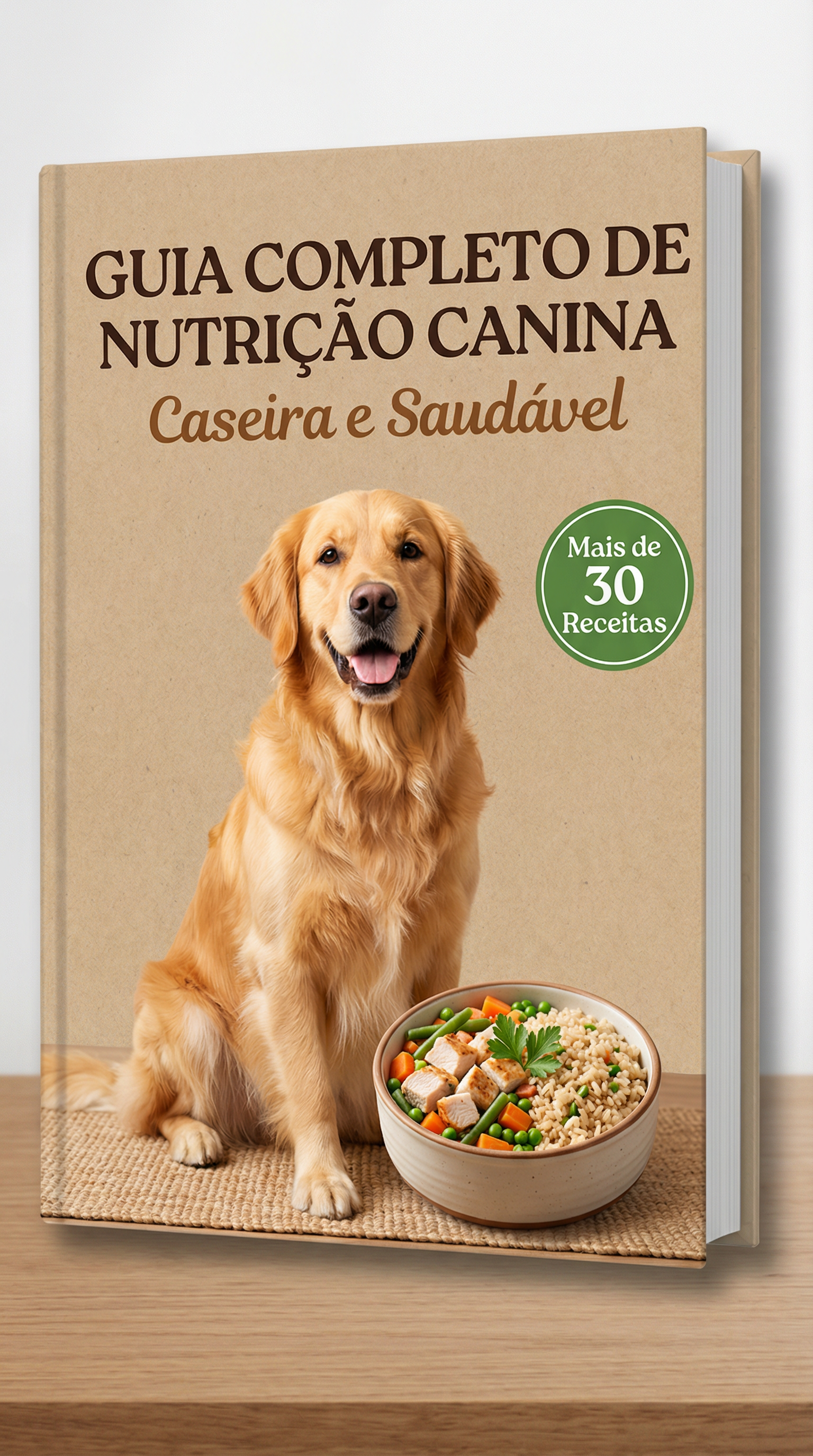 Capa do Guia Completo de Nutrição Canina